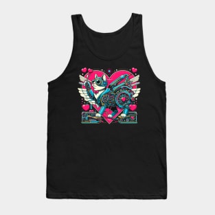 Flirting Expert Robotic Cat Tank Top